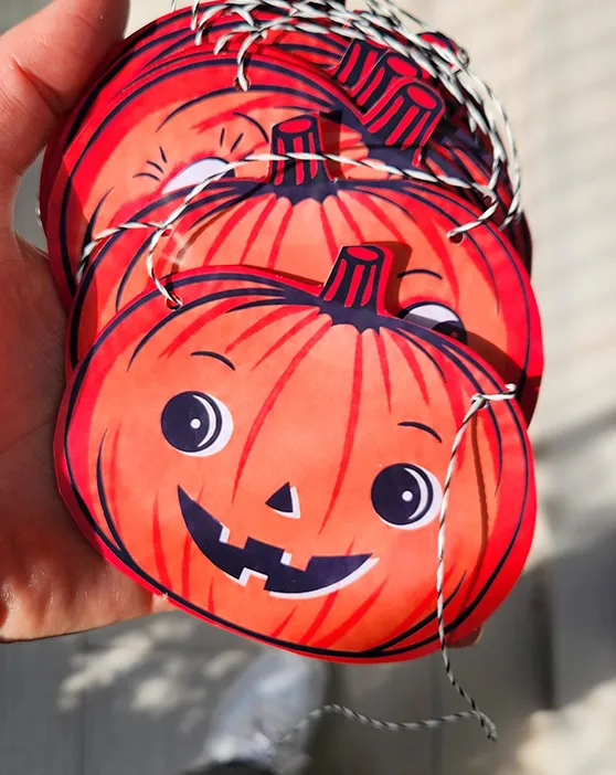 Guirnalda Calabazas Halloween